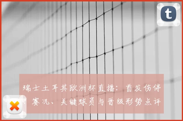 瑞士土耳其欧洲杯直播:首发伤停、赛况、关键球员与晋级形势点评